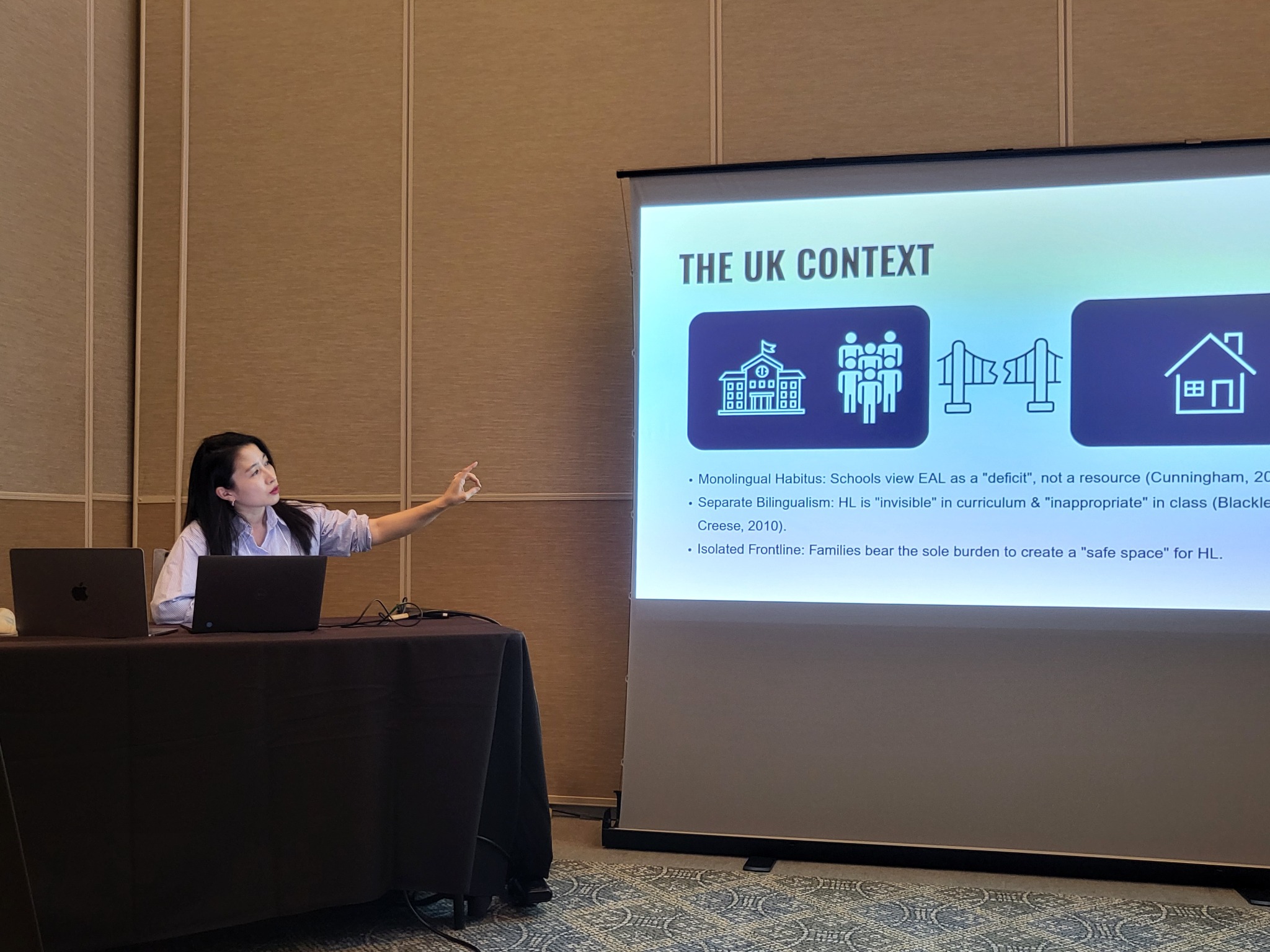 Vivian presenting at the UCLA NHLRC conference in Los Angeles